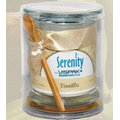 Spa Collection Jarred Massage Candle w/Cotton Wick & Spoon